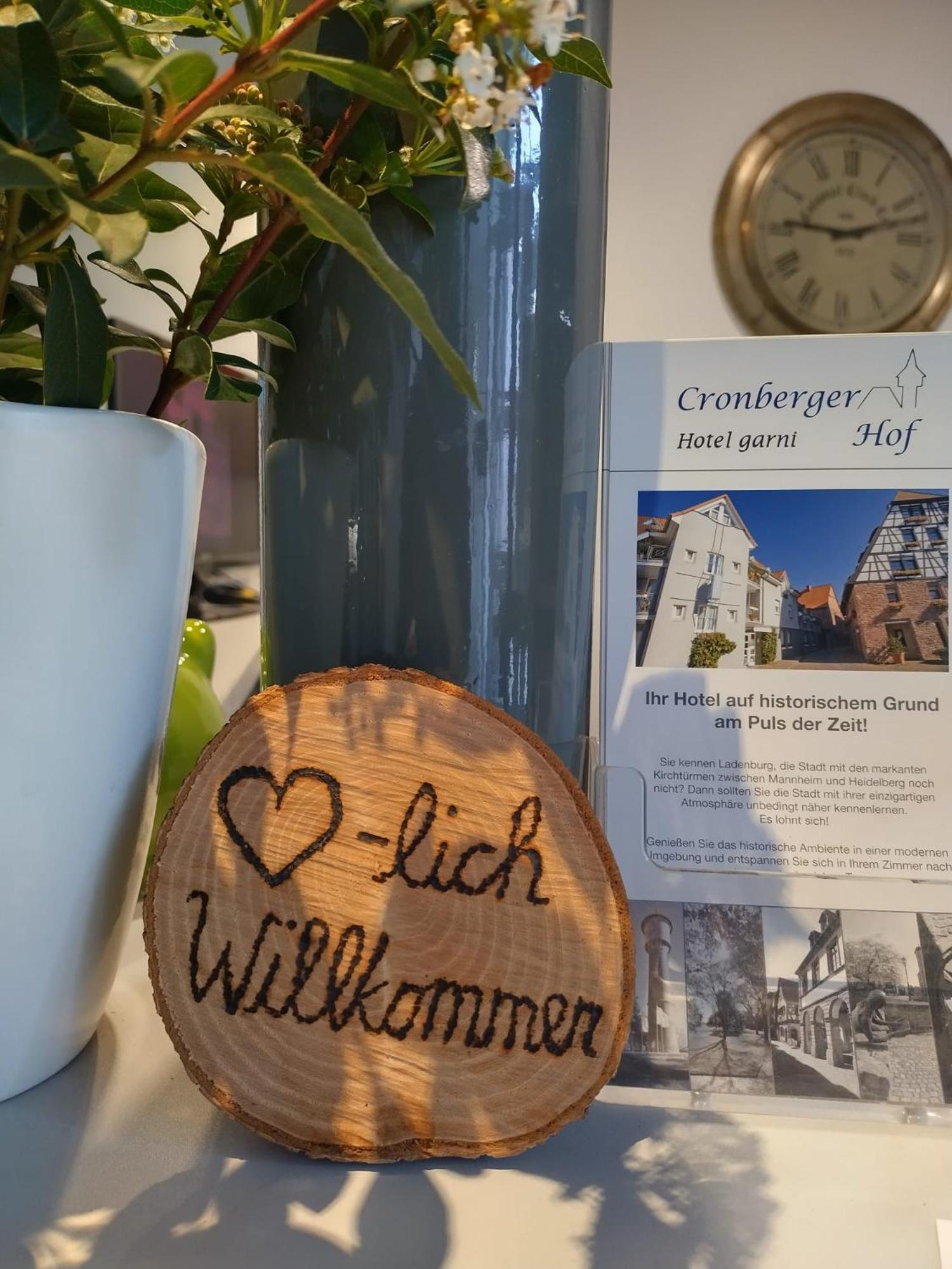Hotel Cronberger Hof Ladenburg Eksteriør billede